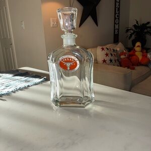 University of Texas Longhorns capitol Decanter
